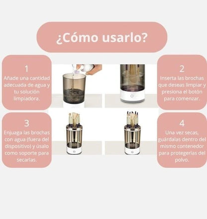 CleanBrushes Pro®  - Rostro Sano y Brochas como Nuevas